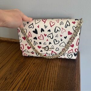 kate spade Carson convertible scribble hearts bag